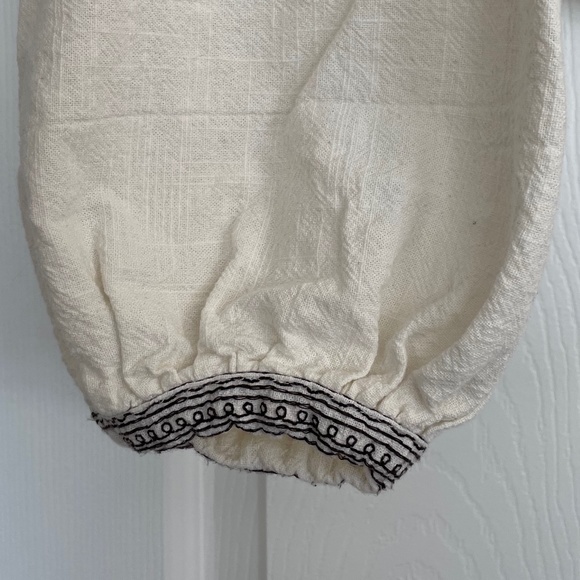 Free People Embroidered Top M - Picture 6 of 9